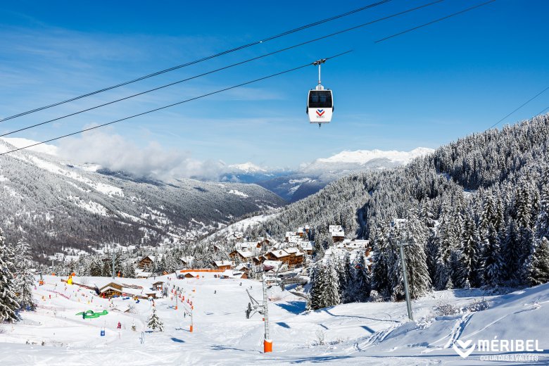Forfait de ski à Méribel : accès aux pistes des 3 Vallées.